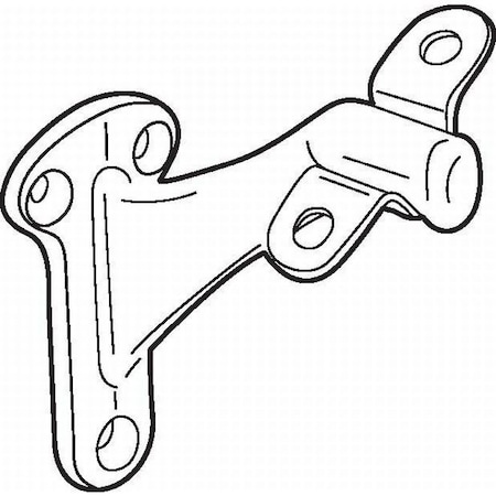 Don-Jo Solid Brass Handrail Bracket 135605